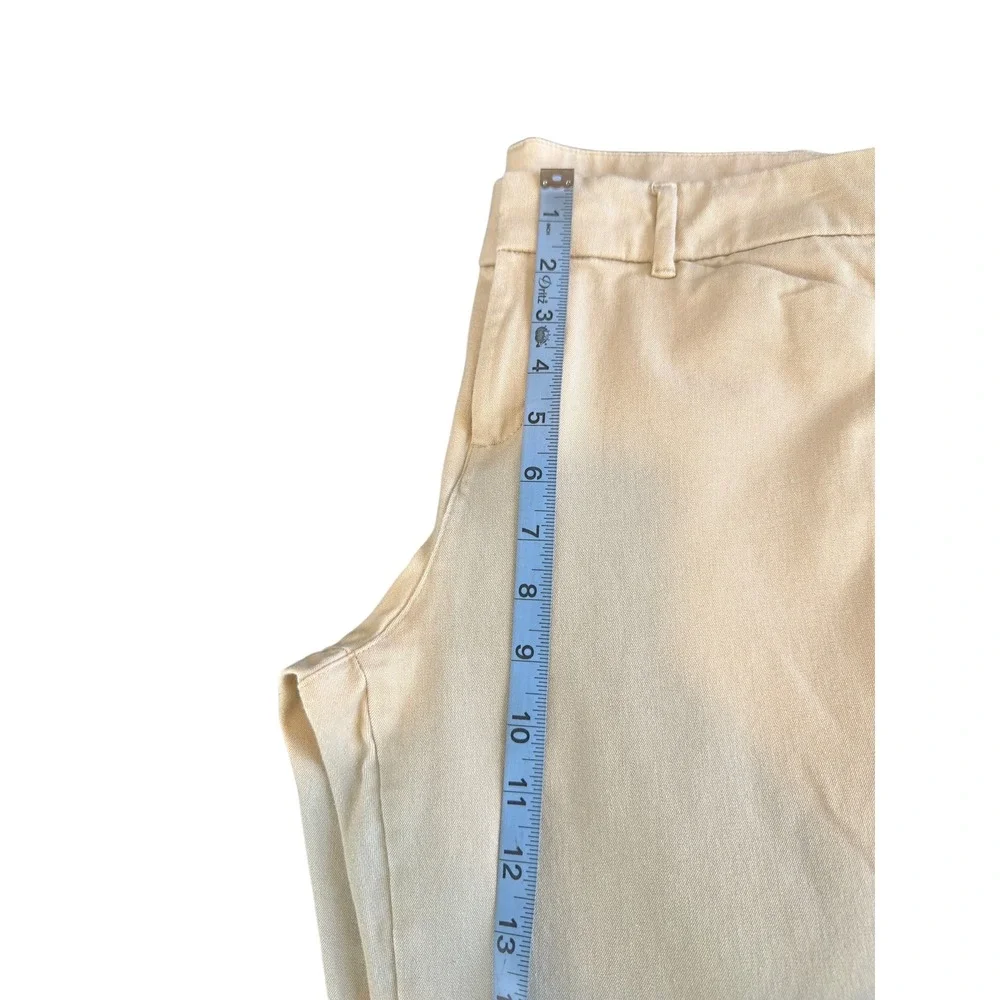 Old Navy Kahki Tan Career Office Straight‎ Leg Pixie Ankle Dress Pants Size 10